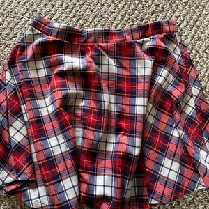 Cute plaid skirt